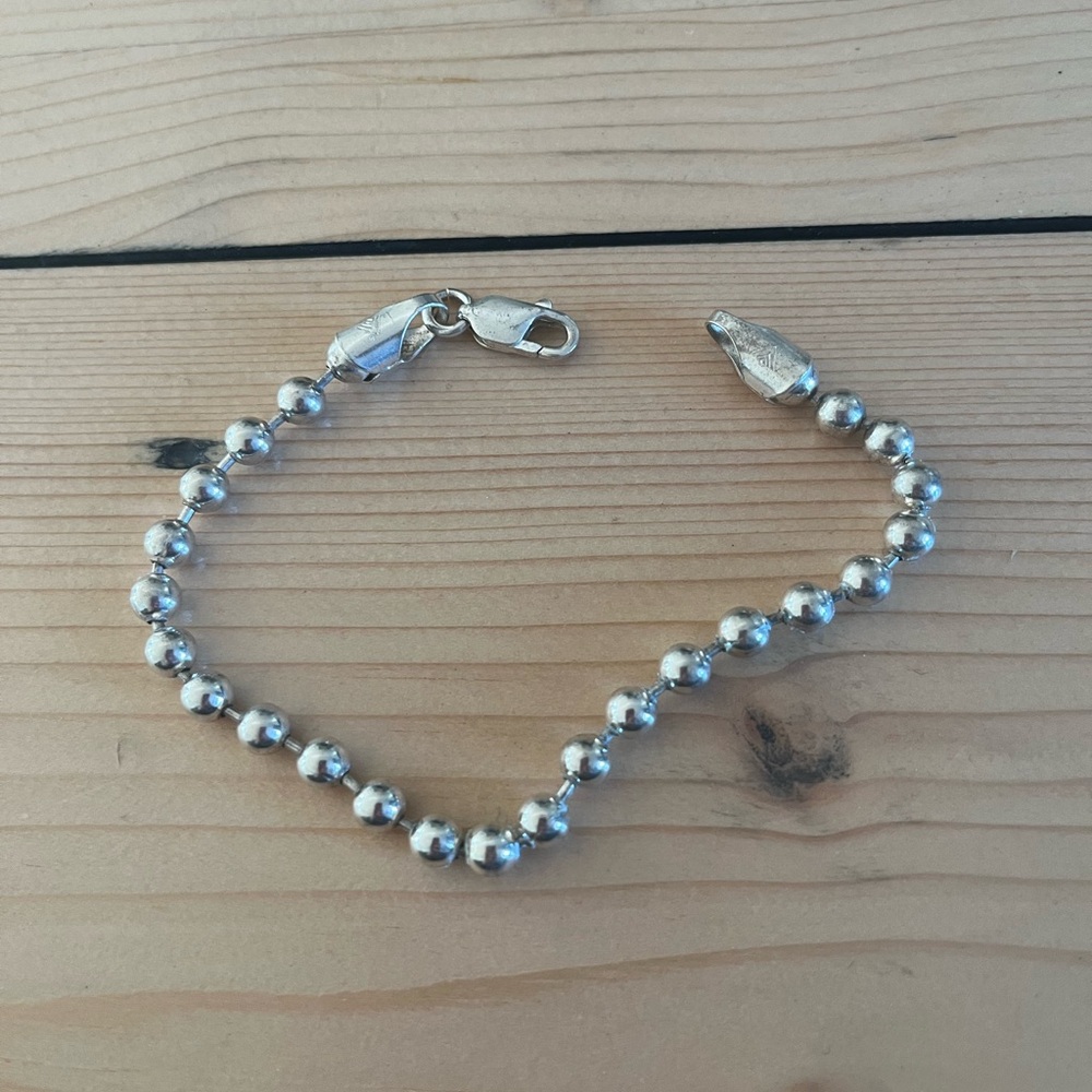 Silpada Silver Beaded Bracelet with Lobster Clasp